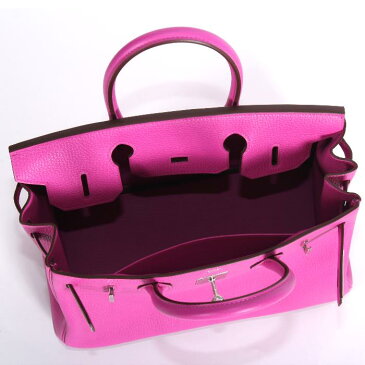 HERMES エルメス バーキン 30cm クレCRAIE(アイボリーベージュ系)/ マグノリア MAGNOLIA(ダークピンク系) トリヨンクレマンス バッグ Sac Birkin 30 Tauril Lon Clemence【新品・未使用・正規品】売れ筋