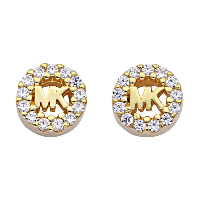 マイケルコース MICHAEL KORS MKC1033AN710 MKロゴ パヴェ スタッド ピアス アクセサリー