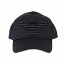 エンポリオアルマーニ EMPORIO ARMANI 627522 CC995 00020 メンズ帽子キャップ ブラック【c】【新品・未使用・正規品】