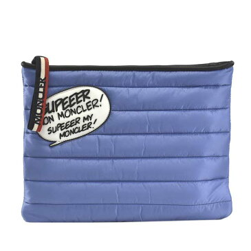 MONCLER モンクレール 6003900 53048 クラッチ L.BL 70C9バッグ ブルー【】【新品・未使用・正規品】