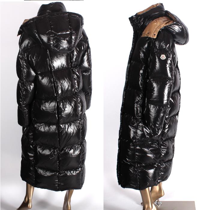 MONCLER　モンクレール　ロングダウンコート　PARNAIBA　ブラック　4983105 C0067 999　ベンチコート　ダウンジャケット　優れた防寒　スポーツ観戦　レディース　【新品・未使用・正規品】売れ筋