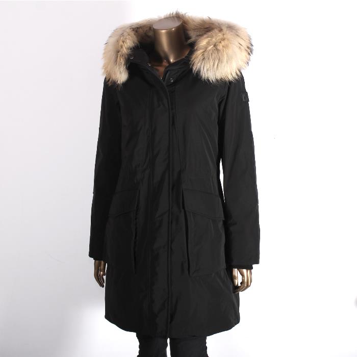 WOOLRICH　ウールリッチ　ダウンコート　ブラック　WWCPS2790 UT0573 100 W'S YORK PARKA　ヨークパーカー　ラクーンファー付きフード　ダウンジャケット　レディース　【E】【新品・未使用・正規品】