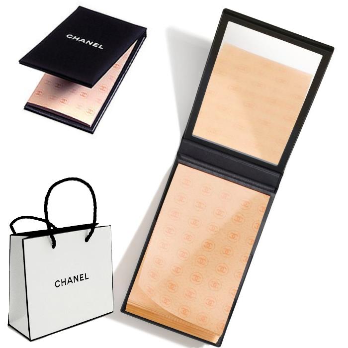 CHANEL シャネル オイルコントロールティッシュ あぶらとり紙 化粧品 コスメ メイク 化粧直し ミラー 鏡 chanel-oil-control-tissues 保湿 引き出物【新品/未使用/正規品】【売れ筋】