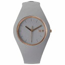 アイスウオッチ ice watch 015336 アイス グラム カラー ICE Glam ミディアム グレー レディース 腕時計 ユニセックス シリコン ウォッチ WATCH【r】【新品/未使用/正規品】