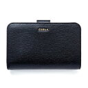 フルラ　FURLA　PCX9UNO B30000 O6000　二つ折り財布　ブラック【c】【新品/未使用/正規品】