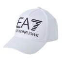 エンポリオアルマーニ EMPORIO ARMANI EA7 イーエーセブン　275916 1P104 00010　CAPホワイト　キャップ帽子【c】【新品・未使用・正規品】