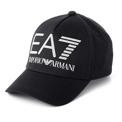 アルマーニ エンポリオアルマーニ EMPORIO ARMANI EA7 イーエーセブン　275916 1P104 00020　CAP　ブラック　キャップ帽子【c】【新品・未使用・正規品】