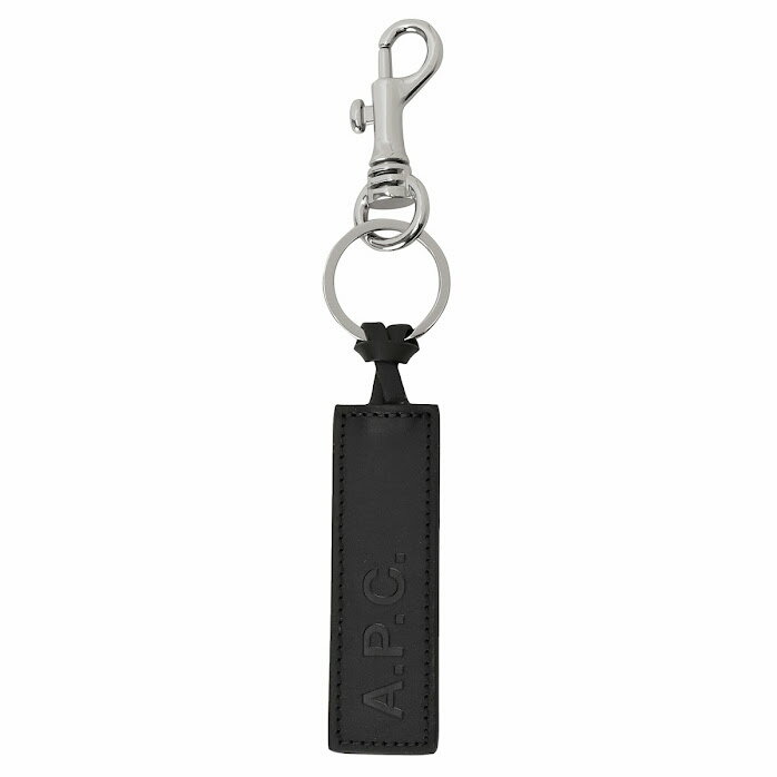 アーペーセー A.P.C. PXAWV H63108 LZZ BLACK APC キーリング キーホルダー ブラック メンズ レディース ユニセックス PORTE-CLEFS APC売れ筋