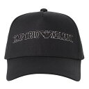 エンポリオアルマーニ　EMPORIO ARMANI　627869 2R556 00020　BASEBALL HAT　ブラック　キャップ帽子【c】【新品・未使用・正規品】