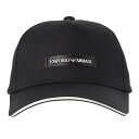 エンポリオアルマーニ　EMPORIO ARMANI　627921 CC991 00020　BASEBALL HATブラック　キャップ帽子【c】【新品・未使用・正規品】