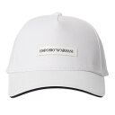 エンポリオアルマーニ　EMPORIO ARMANI　627921 CC991 41510　BASEBALL HATホワイト　キャップ帽子【c】【新品・未使用・正規品】