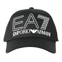 アルマーニ　ARMANI　イーエーセブン EA7 274991 2R102 00020 ブラック キャップ　帽子【c】【新品・未使用・正規品】