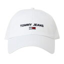 トミーヒルフィガー TOMMY HILFIGER AM0AM08492YBR キャップ　ホワイト帽子【c】【新品/未使用/正規品】