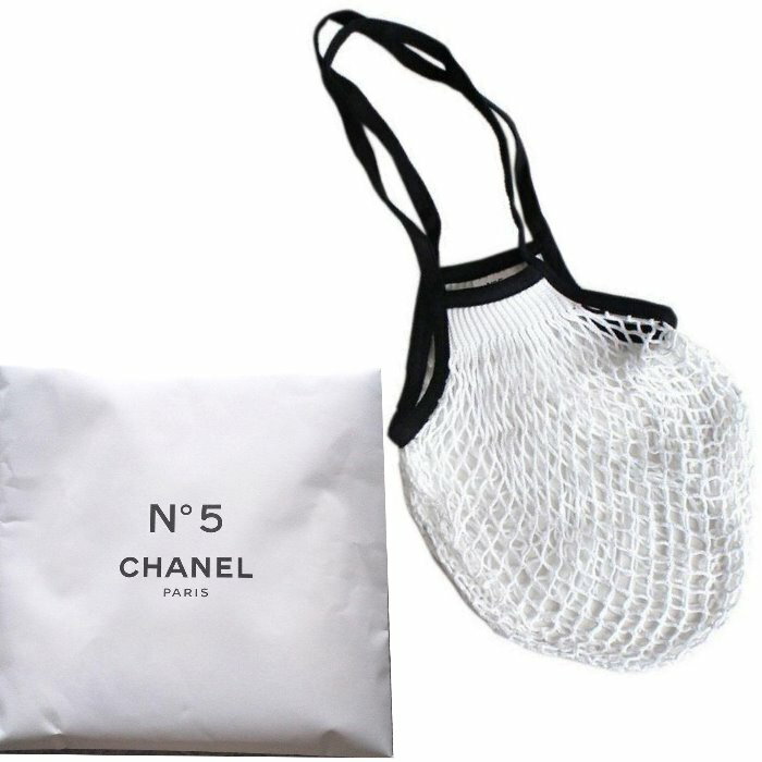 CHANEL シャネル　NO5　 網トートバッグ　メッシュ　ナンバーファイブ　chanel-5-BAG　N°5　No.5 100周年記念限定品ファクトリー 5 コレクシオン限定ノベルティ非売品