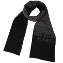 カルバンクライン カルバンクライン　CALVIN KLEIN　CK200045C 001　マフラー　ブラック【c】【新品/未使用/正規品】