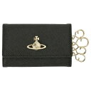 ヴィヴィアン ウエストウッド Vivienne Westwood 51020001 L001N N403 サフィアーノ 4連キーケース ブラック レディース SAFFIANO KEY CASE【r】【新品/未使用/正規品】