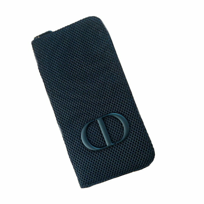 DIOR　ディオール ブラシ　ケース　ブラックメッシュ　ポーチ コスメ　ペンケース　化粧　マルチケース　ビューティ　dior-pouch-BLACK【新品/未使用/正規品】のサムネイル