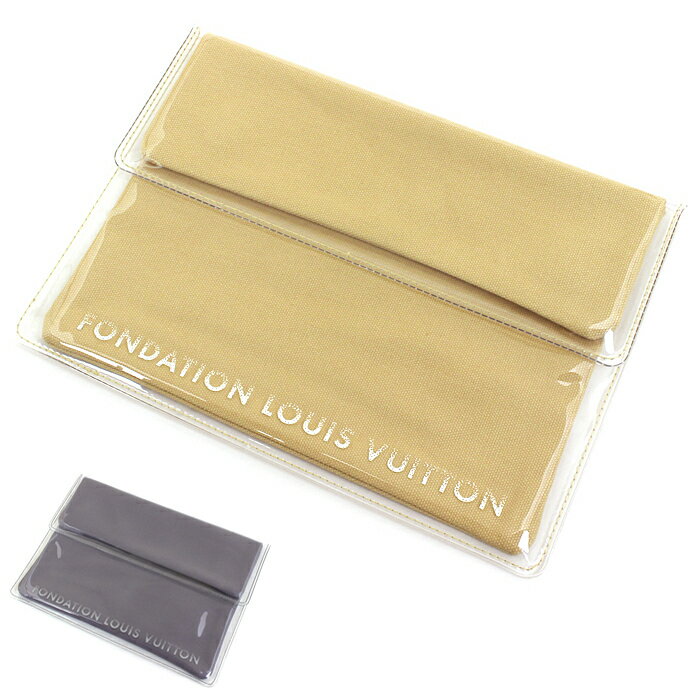 FONDATION LOUIS VUITTON フォンダシオン ルイヴィトン 限定 クラッチバッグ グレー TABLET POUCH タブレット ケース ポーチ メンズ レディース ユニセックス【新品・未使用・正規品】【売れ筋】