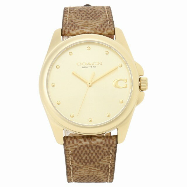 コーチ COACH 14504111 グレイソン レディース 腕時計 36mm シグネチャーC ゴールド/ブラウン ウォッチ WATCH GREYSON【r】【新品/未使用/正規品】