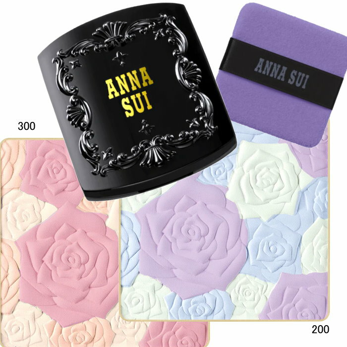 ANNA　SUI　アナ スイ ローズ プレスト パウダー　フェイスパウダー　パフ付き　コスメ　化粧　ギフト レディース　ana-asabpu【新品/未使用/正規品】