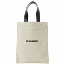 ジルサンダー JIL SANDER J07WC0023 P4917 280 ブックトート ミディアム ロゴ キャンバス トートバッグ ナチュラル レディース メンズ ユニセックス BOOK TOTE MEDIUM【r】【新品/未使用/正規品】