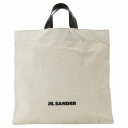 ジルサンダー JIL SANDER J07WC0024 P4917 280 ブックトート スクエア ロゴ キャンバス トートバッグ ナチュラル レディース メンズ ユニセックス BOOK TOTE SQUARE【r】【新品/未使用/正規品】