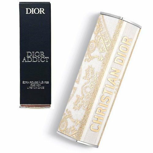 DIOR ディオール アディクト　リップスティック ケース　カバー　チュイルリー　クリスマス ホリデー限定 2023　dior-addict-case-2023x　口紅コスメビューティ限定