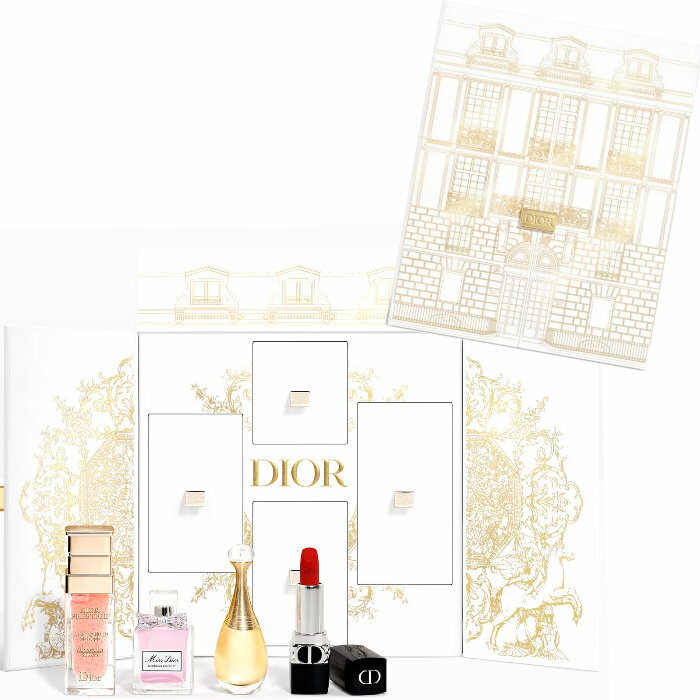 ディオール DIOR　ディオール ディオール モンテーニュ コフレ ミニチュア セット　ビューティー アイボリーゴールド　限定　ホリデーdior-gift-2023-holiday　2023 コスメ ギフト トワレリップ【新品/未使用/正規品】