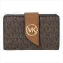 マイケル・コース 二つ折り財布 レディース マイケルコース　MICHAEL KORS　32F1GGRE8B 252　二つ折り財布　ブラウン系【c】【新品/未使用/正規品】