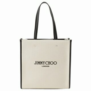 【エントリーPt5倍】ジミーチュウ JIMMY CHOO N/S TOTE/M CZM NATURAL/BLACK/SILVER キャンバス ミディアム N/S トートバッグ ナチュラル/ブラック レディース NS TOTE BAG M 売れ筋