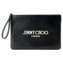 ジミーチュウ ジミーチュウ JIMMY CHOO ZIP POUCH ANR BLACK/WHITE/SILVER ハンドポーチ クラッチバッグ セカンドバッグ ブラック/ホワイト レディース ユニセックス ZIP POUCH CLUTCH BAG【r】【新品/未使用/正規品】