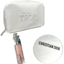 DIOR　ディオール ビューティー オン ザ ゴー セット　ホワイトDIORロゴ ポーチ　限定　アディクト リップ マキシマイザー #001 ピンク ル ボーム50 ml　cd-gift-2024 コスメ ギフト コフレ【新品/未使用/正規品】【売れ筋】