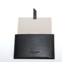 【ポイント2倍】SAINT LAURENT PARIS サンローラン 533799 GIFT1 1000 レザーケース付き ハンドミラー ブラック 手鏡 コンパ...