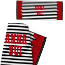 アナ スイ ANNA SUI フェイスタオル ブラック レッド ana-gift-towel コスメ 化粧 ビューティ ギフト プレゼント