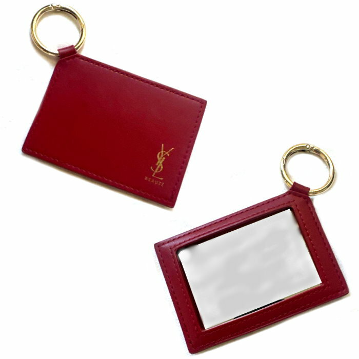 未使用Yves Saint Laurent スエード メイクボックス　ミラー付き 未使用Yves Saint Laurent スエード メイクボックス ミラー付き 未使用