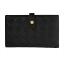 【エントリーポイント5倍】ボッテガヴェネタ BOTTEGA VENETA 609070 VCPP3 8425 二つ折り財布 ブラック 小銭入れ