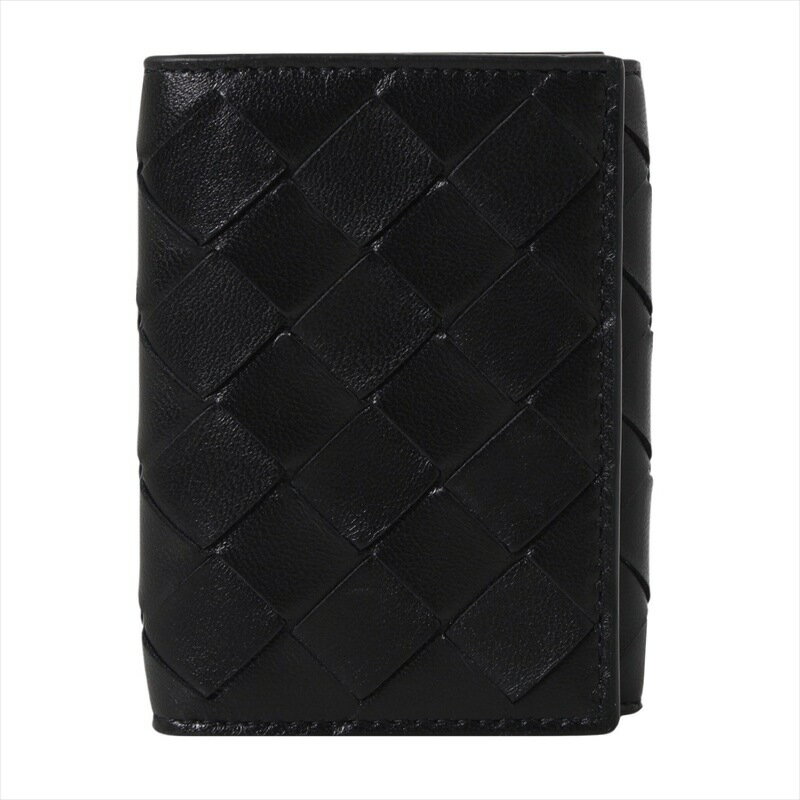 ボッテガヴェネタ BOTTEGA VENETA 609285 VCPP2 8803 ミニ財布 二つ折り財布 ブラック 小銭入れ