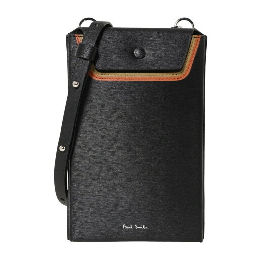 ポールスミス PAUL SMITH M1A 6749 ISTRGS 79-BLACK フォンショルダー ブラック スマホ バッグ 携帯 マルチストライプ【c】 ポールスミス PAUL SMITH M1A 6749 ISTRGS 79-BLACK フォンショルダー ブラック スマホ バッグ 携帯 マルチストライプ【c】