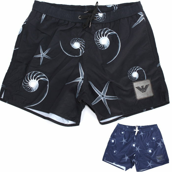 【エントリーポイント5倍】【お値下げ!】 EMPORIO ARMANI エンポリオアルマーニ スイムボクサー 211740 2R435 ブラック/92720 ブルーマリン/95235 イーグルーパッチ スイムウェア 海パン 水着 サーフ ハーフ パンツ トランクス ショーツ スイミング メンズ 売れ筋