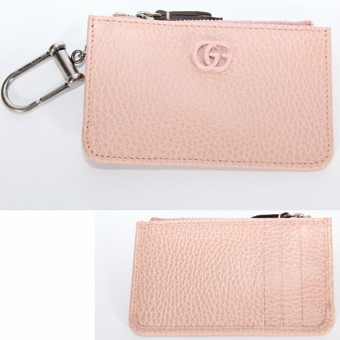 GUCCI グッチ ダブルG フラグメントケース ピンク 701070 17WEF 5909 カードケース コインケース 小銭入れ キーチェーン レディース ユニセックス 売れ筋
