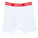 【4枚セット!】 Supreme × Hanes シュプリーム ヘインズ ボクサーパンツ ホワイト Boxer Brief ボクサーブリーフ トランクス アンダ...