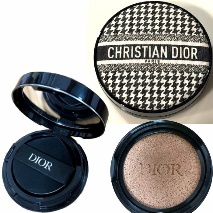 【エントリーPT5倍】【ケース+リフィルセット】DIOR ディオール ファンデーション y0260001 千鳥格子コンパクト スキン フォーエヴァー クッション...