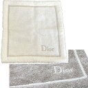 DIOR ディオール タオル ハンドタオル HYN01SDI4U ホワイトC002 グレーC800 Diorline ロゴ ハンカチ