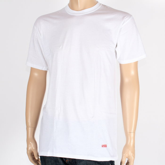 【1枚/ばら売り】 Supreme × Hanes シュプリーム ヘインズ タグレス Tシャツ ブラ...