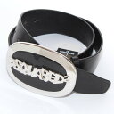DSQUARED2 ディースクエアード ベルト BEM0293 12900001 M1510 85サイズ ロゴバックル レザー D2 メンズ レディース ユニセ...