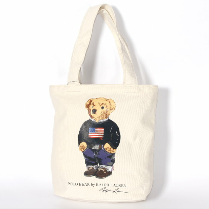 Polo Ralph Lauren ポロ ラルフローレン トートバッグ 9AR021 W3Y ナチュラル A4対応 ポロベア テディベア ロゴ ショッピングバッグ エコバッグ 鞄 レディース メンズ ユニセックス 売れ筋