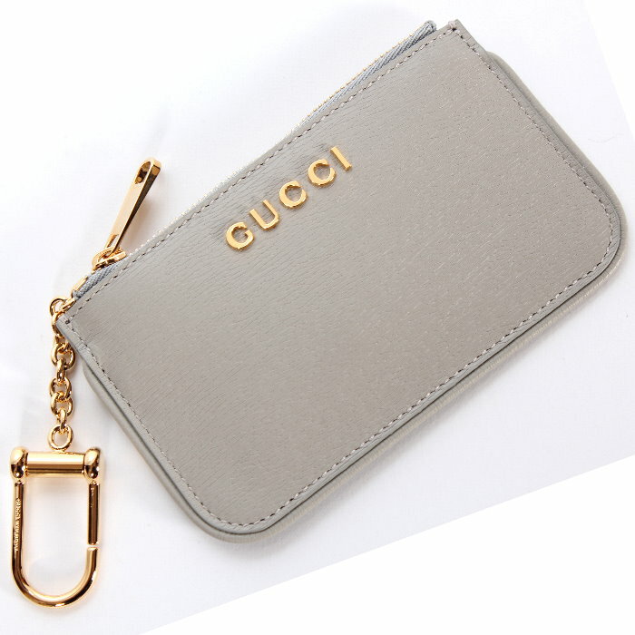 【お値段見直し】 GUCCI グッチ スクリプト ジップ キーリング キーケース 790102 0OP0N 1440 グレー キーチェーン付き コインケース 小銭入れ 財布 メンズ レディース ユニセックス 売れ筋