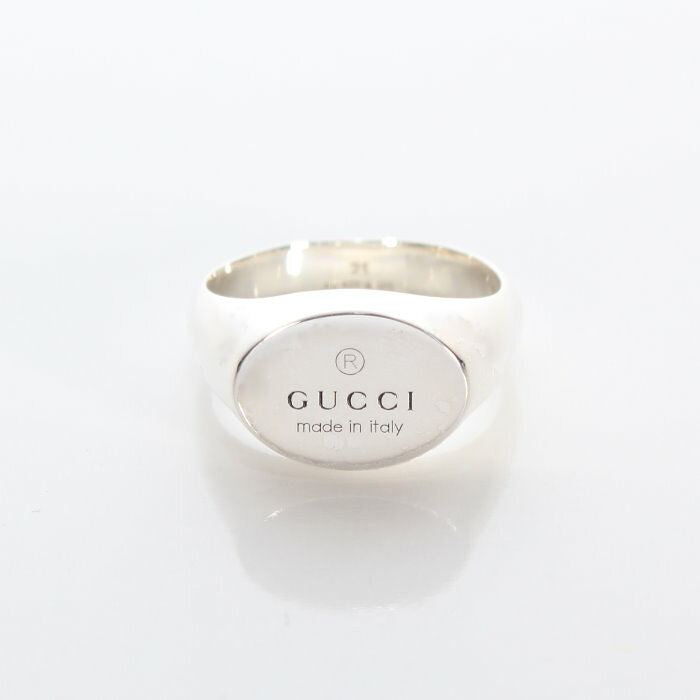 GUCCI グッチ トレードマーク オーバル リング 797033 J8400 8106 シルバー925 指輪 アクセサリー メンズ レディース ユニセックス 売れ筋