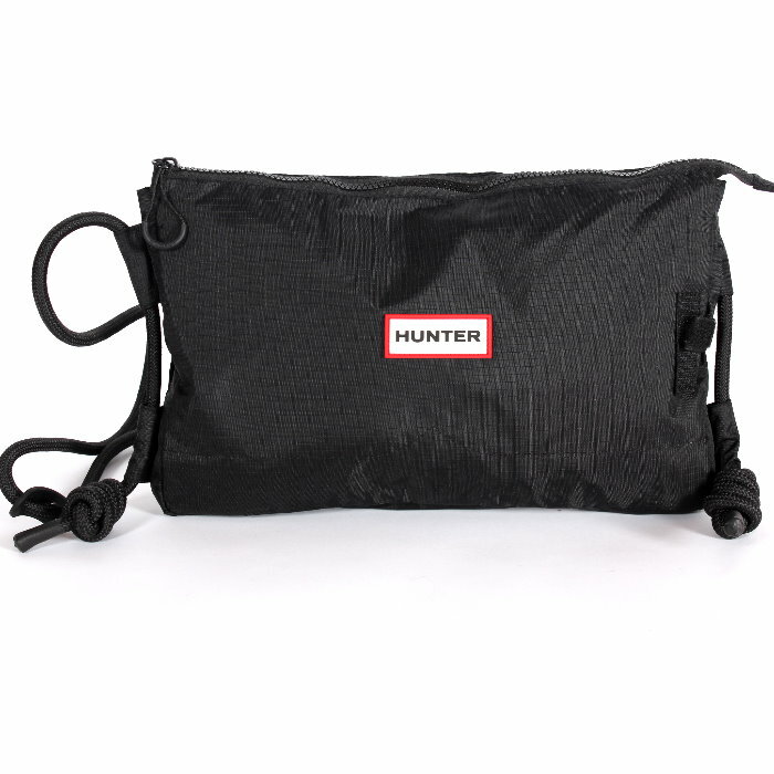 Rakuten - ハンター HUNTER ナイロン ショルダーバッグ ブラック HXRU0021251 BLK DOZMARY CROSSBODY BAG ドズマリー クロスボディ サコッシュ レディース メンズ ユニセックス 売れ筋