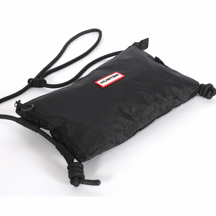 【エントリーpt5倍】ハンター HUNTER ナイロン ショルダーバッグ ブラック HXRU0021251 BLK DOZMARY CROSSBODY BAG ドズマリー クロスボディ サコッシュ レディース メンズ ユニセックス 売れ筋